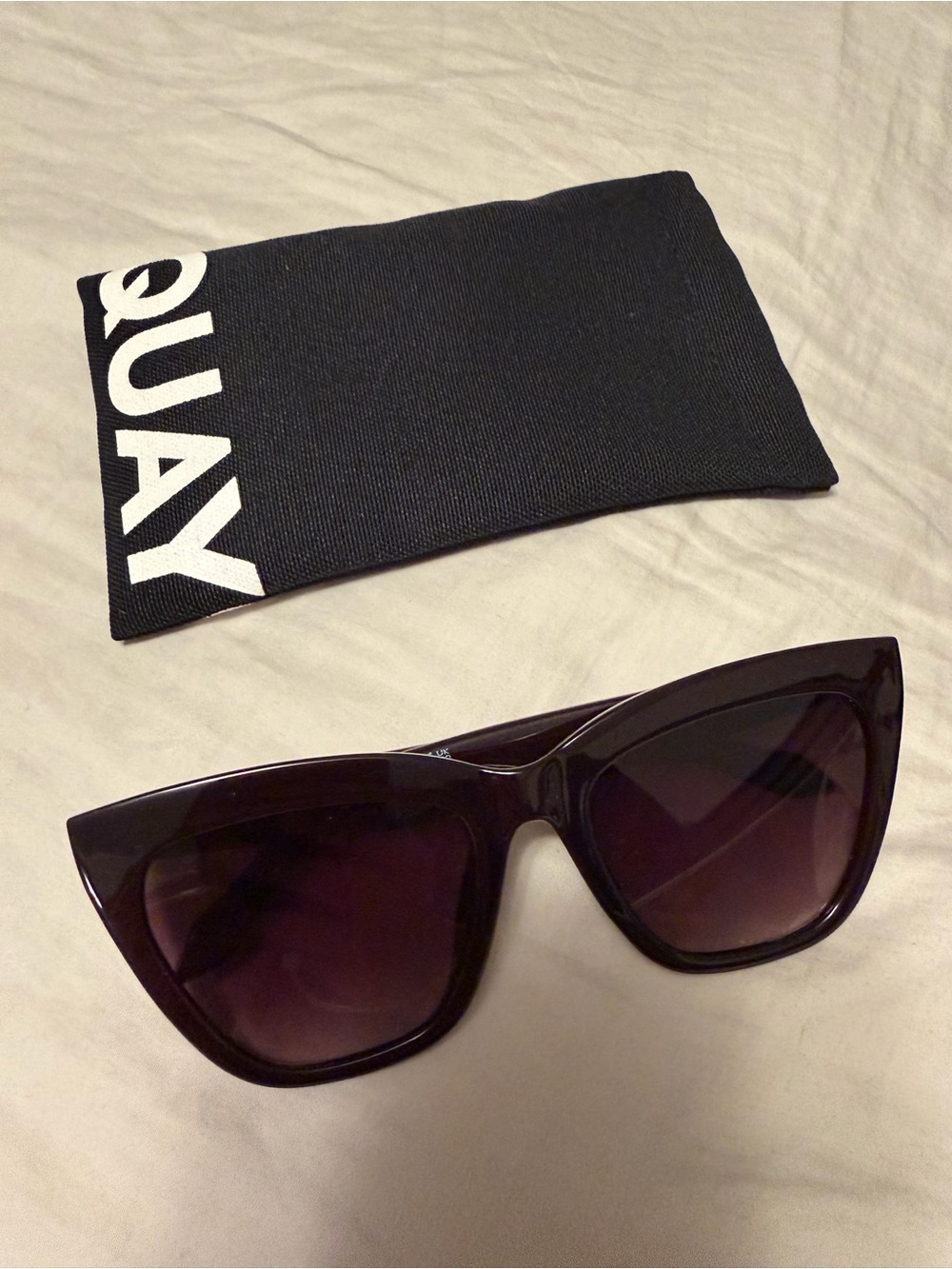Quay Australia Purple Cat Eye Sunglasses